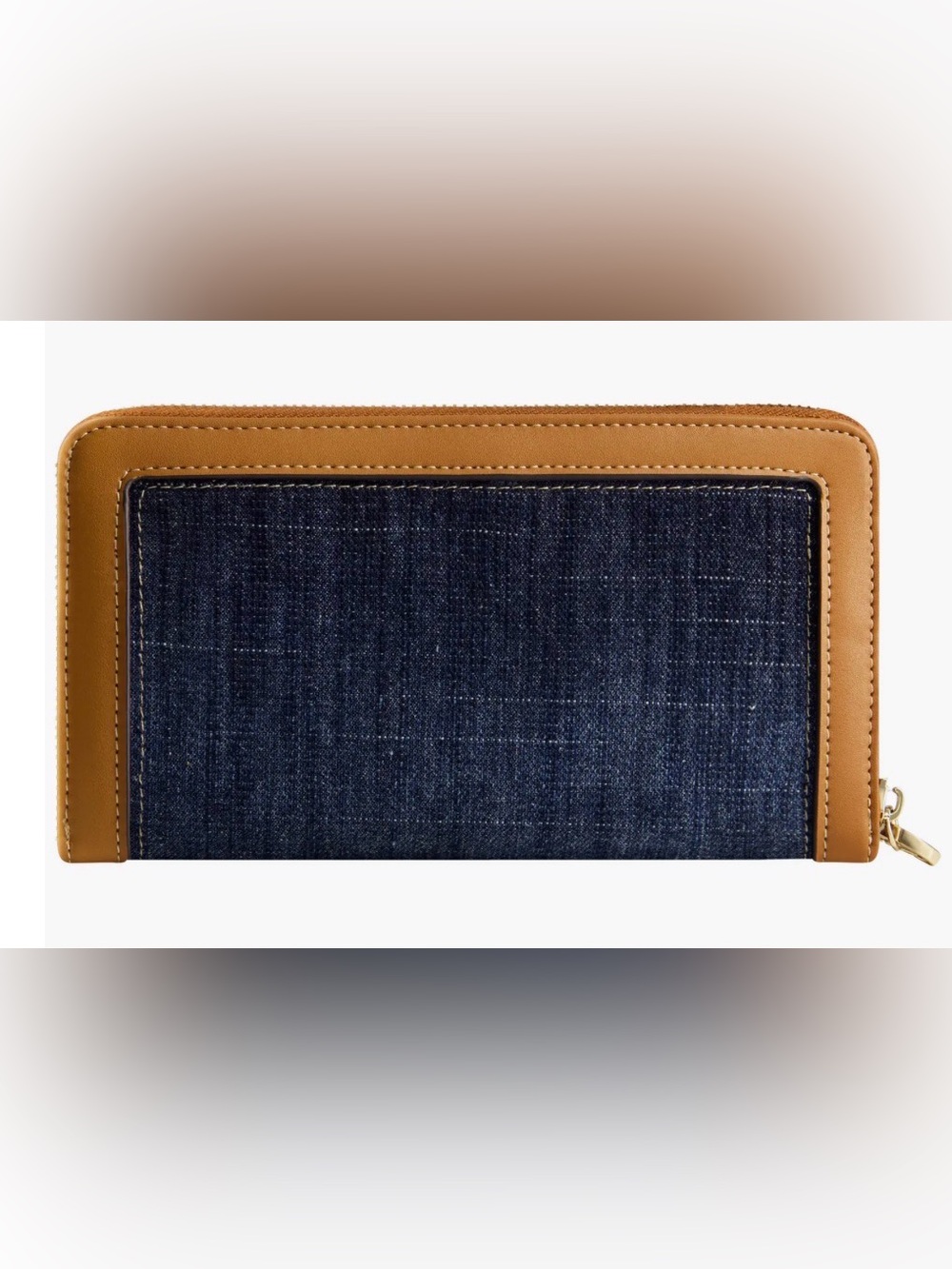 True Religion Buddha Patch Denim Wallet/Wristlet - Picture 4 of 7